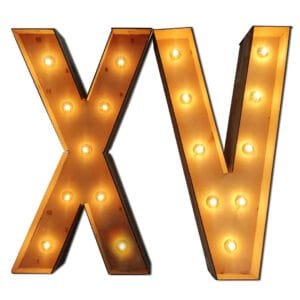 Letras 3D personalizadas